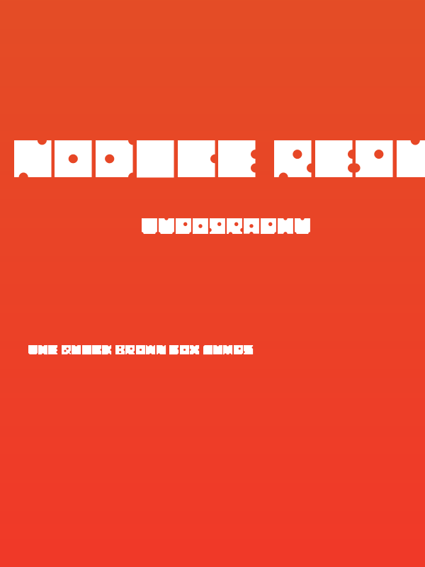 NoDice-Regular Poster