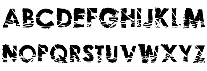 NoHardEvidence Font LOWERCASE