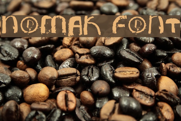 NoMak Font examples