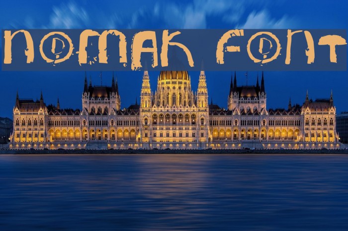 NoMak Font examples