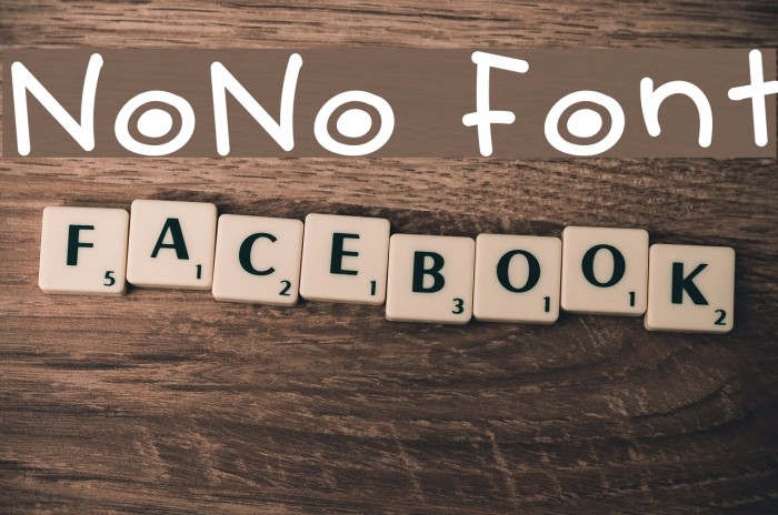 NoNo Font examples