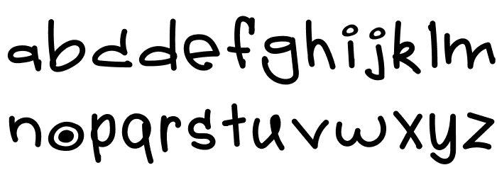 NoNo Font LOWERCASE