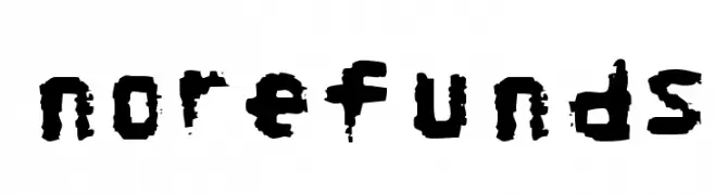NoRefunds  Frei Schriftart Herunterladen