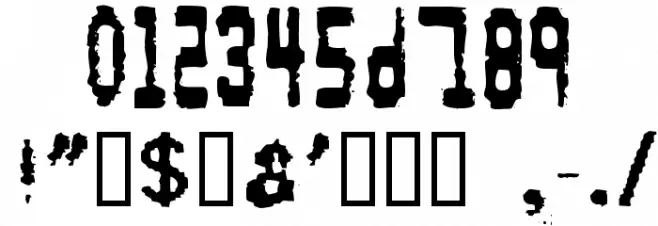 NoRefunds Font OTHER CHARS