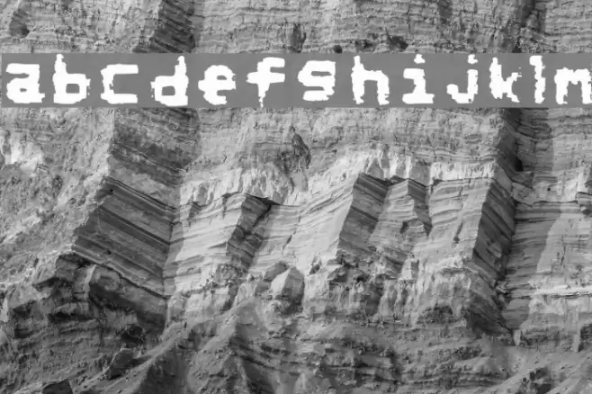 NoRefunds Font examples