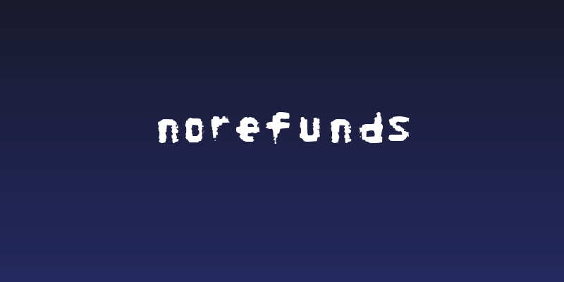 NoRefunds Social Header