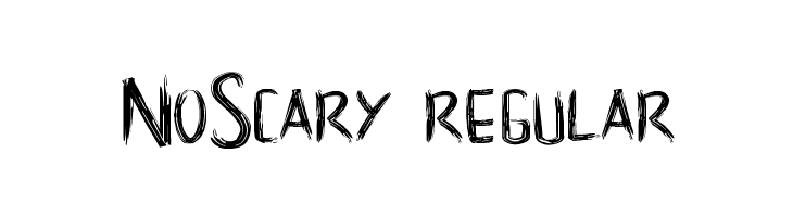 NoScary regular  免费字体下载