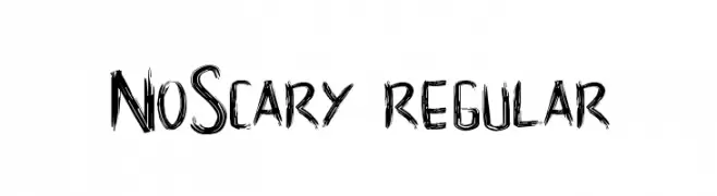 NoScary regular  フリーフォントのダウンロード
