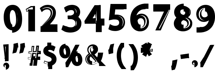 NoSense Font OTHER CHARS
