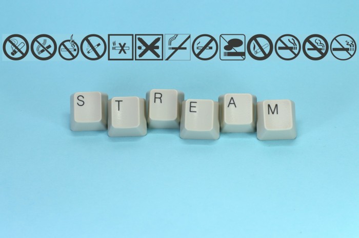 NoSmoking Font examples