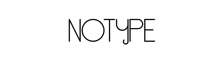 NoType  免费字体下载