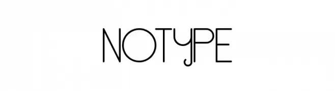 NoType  Descarca Fonturi Gratis