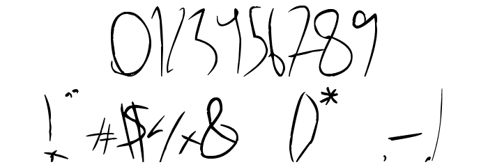 NoXWay Font OTHER CHARS