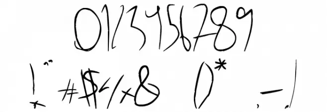 NoXWay フォント その他の文字