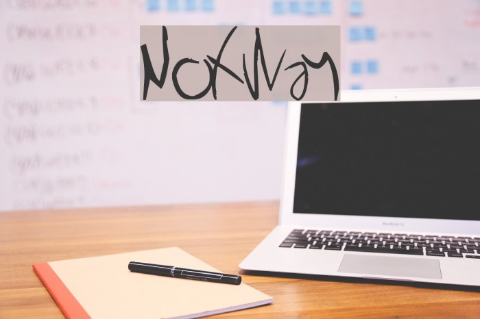 NoXWay Font examples