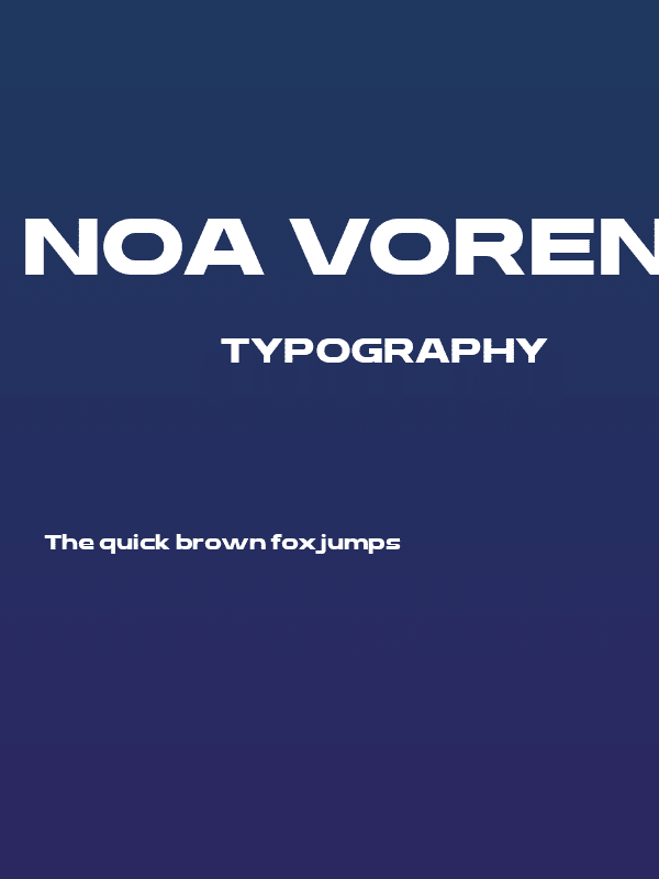 Noa Voren DEMO Regular Poster