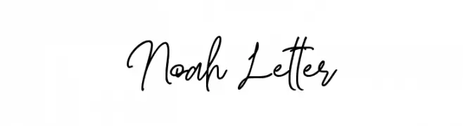 Noah Letter  les polices de caractères gratuit tlcharger