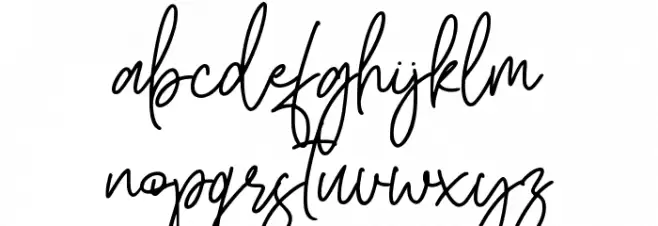 Noah Letter خط أحرف صغيرة