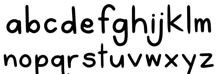 NoahandNicole Font LOWERCASE