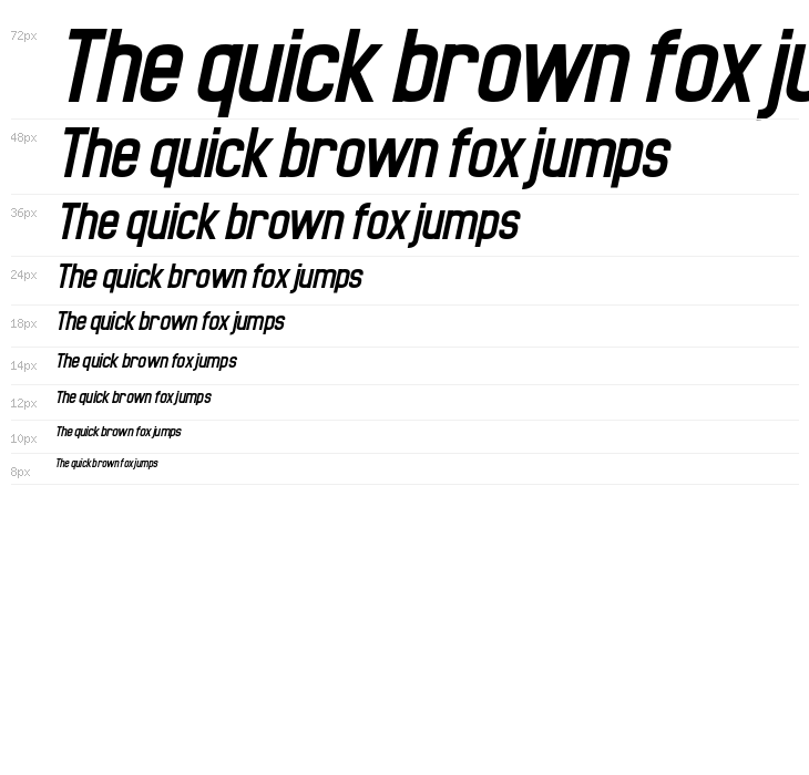 Noasarck Obliquo Italic Waterfall