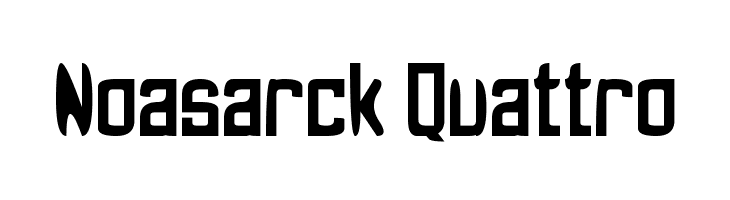 Noasarck Quattro  Descarca Fonturi Gratis