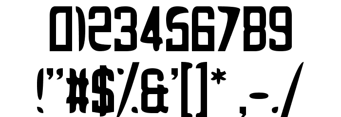 Noasarck Quattro Font OTHER CHARS