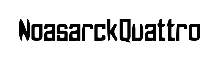Noasarck Quattro  Frei Schriftart Herunterladen