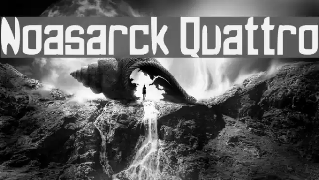 Noasarck Quattro Font examples