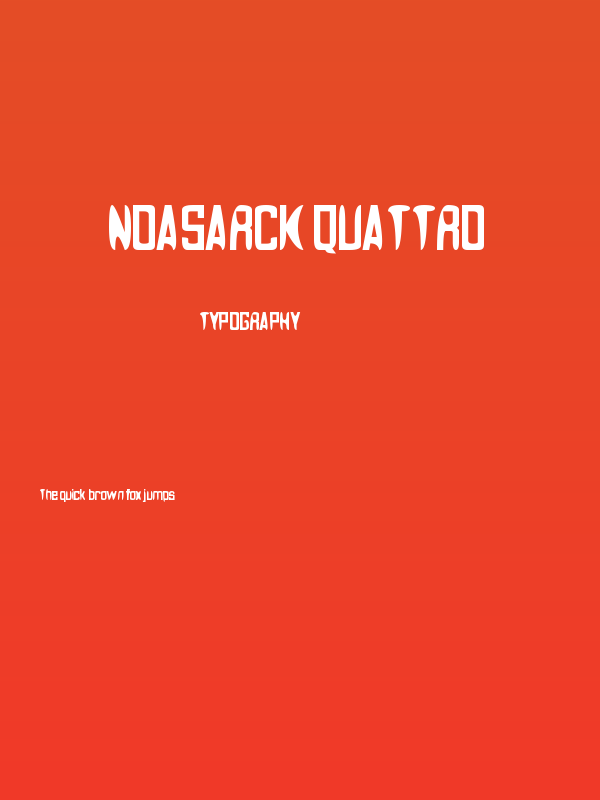 Noasarck Quattro Poster