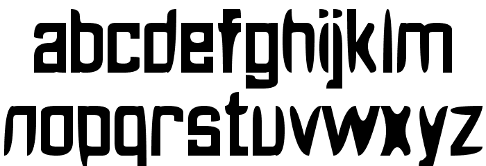 Noasarck Quattro Font LOWERCASE
