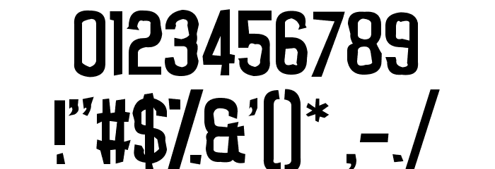 Noasarck Sporadico Font OTHER CHARS