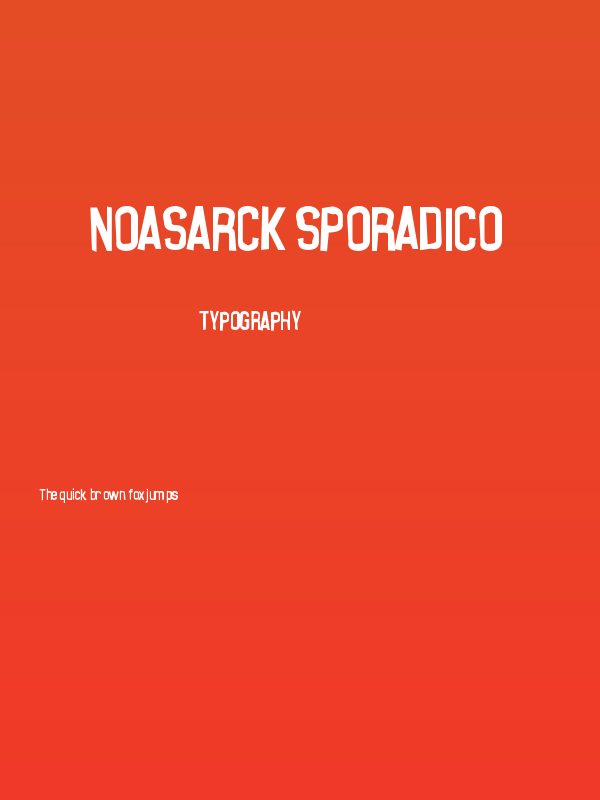 Noasarck Sporadico Poster