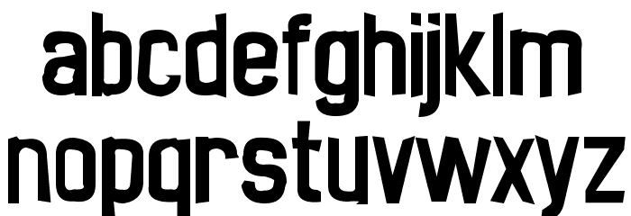 Noasarck Sporadico Font LOWERCASE