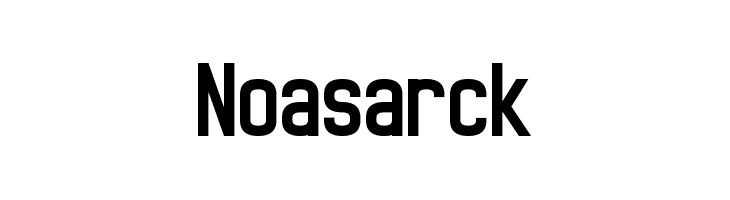 Noasarck Font