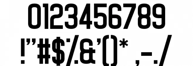 Noasarck Font OTHER CHARS