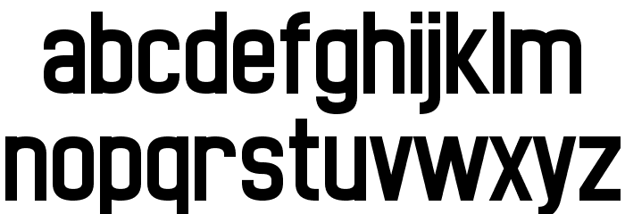 Noasarck Font LOWERCASE