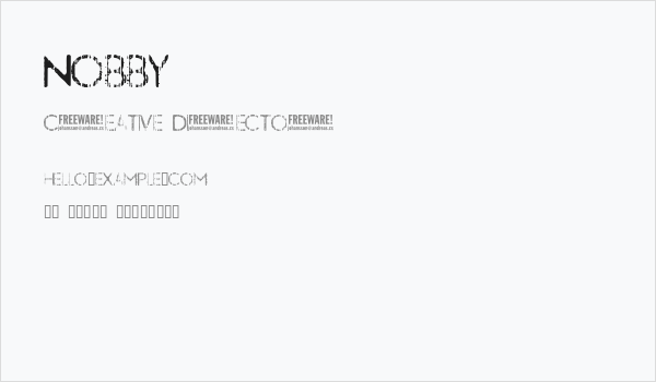 Nobby Business Card