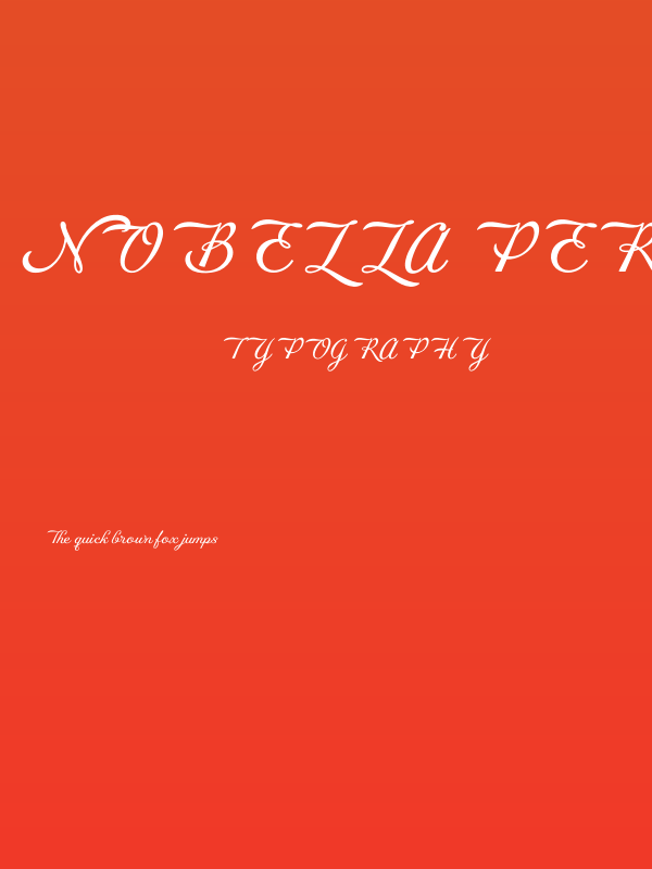 Nobella PERSONAL USE ONLY PERSONAL USE ONLY Poster