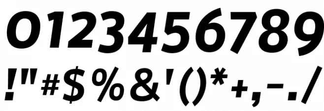 Nobile Bold Italic  
