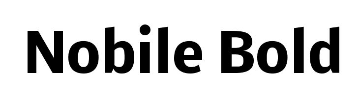 Nobile Bold Font