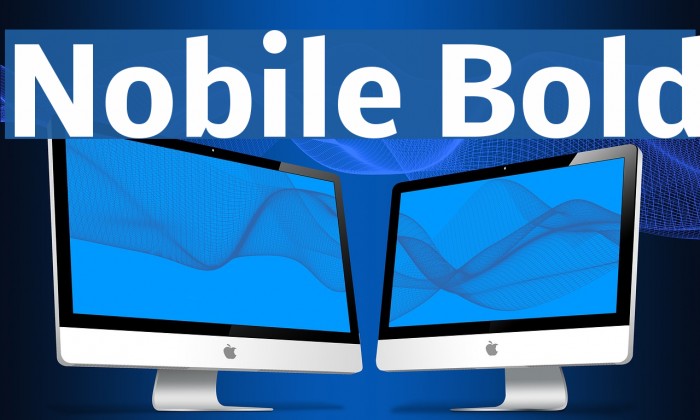 Nobile Bold لخطوط تنزيل examples
