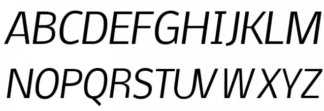 Nobile Italic Fonte MAIÚSCULAS