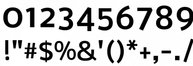 Nobile Medium Font OTHER CHARS