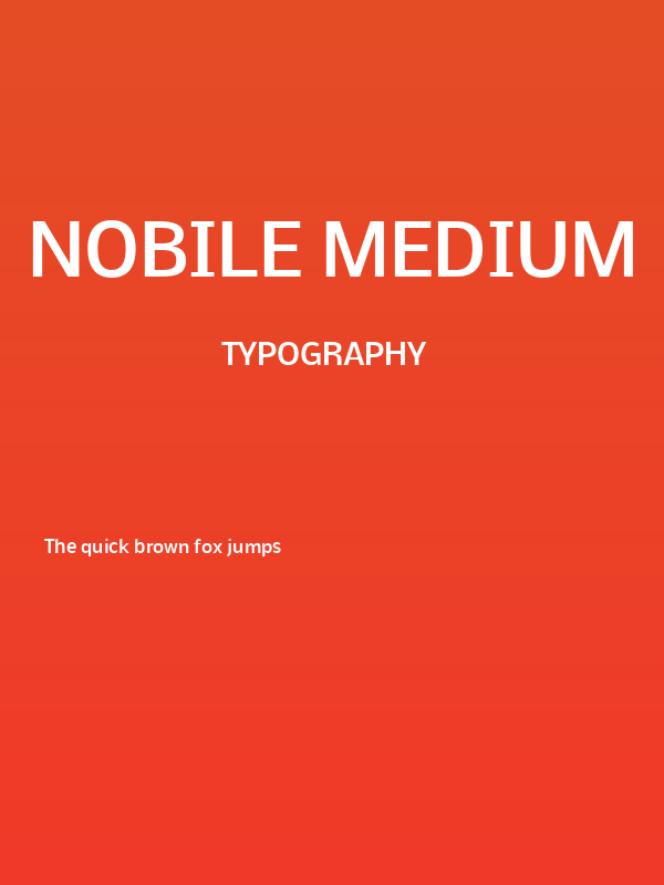 Nobile Medium Poster
