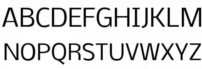 Nobile Schriftart Groß