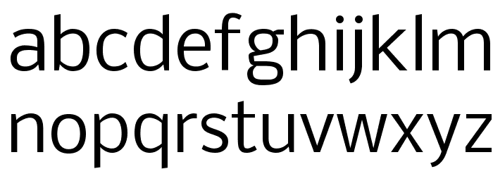Nobile Font LOWERCASE