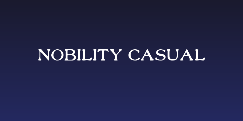 Nobility Casual Social Header