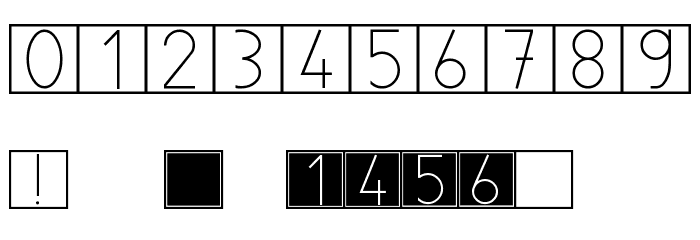 NoblaCS Font OTHER CHARS
