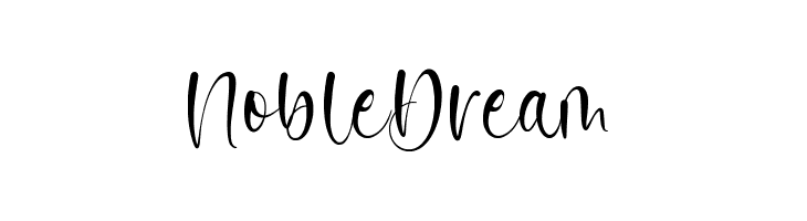 Noble Dream Caratteri