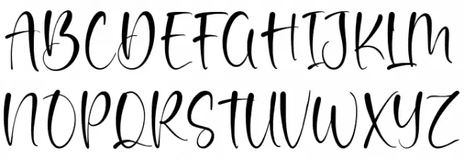 Noble Dream 字体 大写